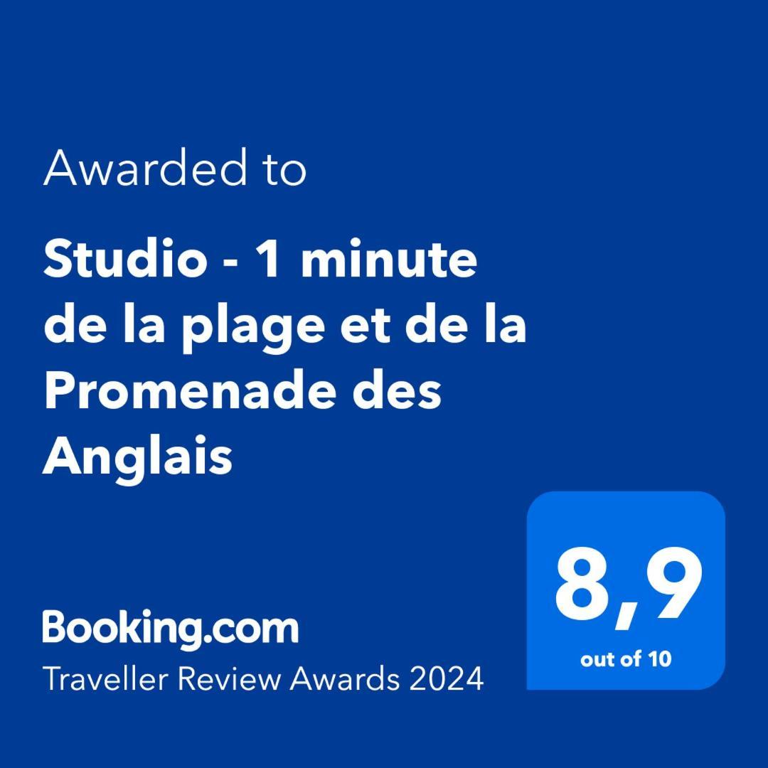 Studio - 1 Minute De La Plage Et De La Promenade Des Anglais Nice Dış mekan fotoğraf